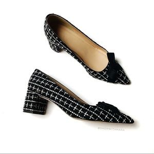 J Crew Tweed Heels